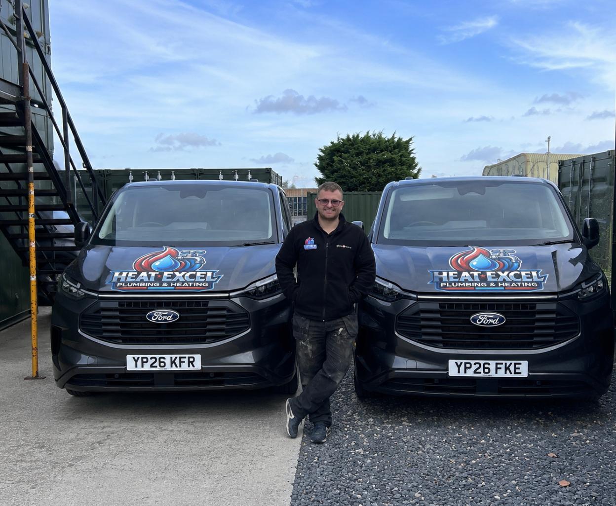 Heat Excel branded Ford vans with a Gas Safe registered engineer